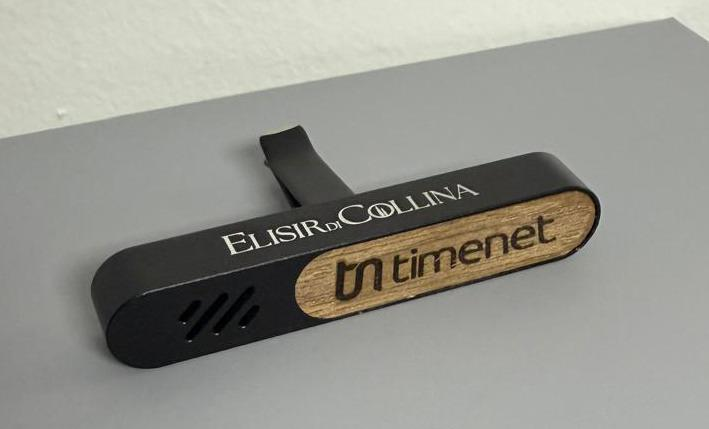 Profumatore auto personalizzato Timenet